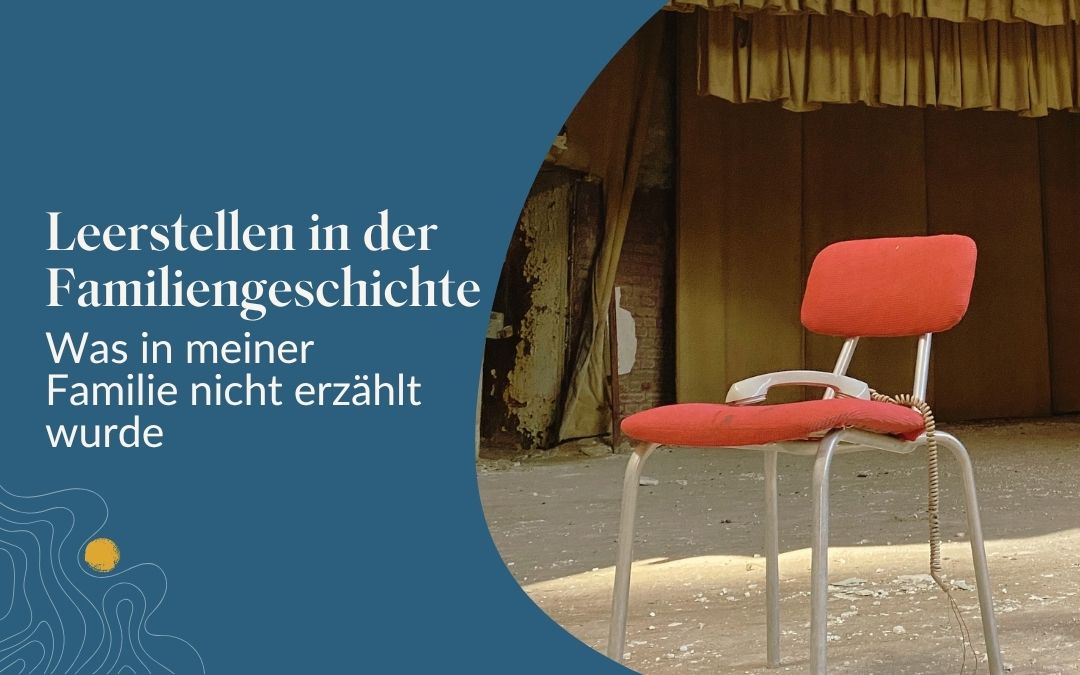 Ein leerer Stuhl und ein Telefonhörer